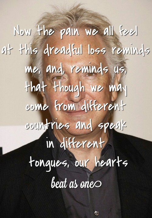 90slittlesavage's tweet photo. I've got a great talent of gettin attatched to people who are dead
#AlanRickmanRIP #AlanRickman #alanrickmancomeback https://t.co/ReMMVhMeuf