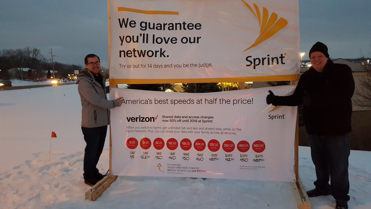 Verizon customers can't help but see us! 50% off and faster delivered LTE speeds! <a href="/TeamTNT/">THE_TNT_TEAM</a> <a href="/mmcmahon09/">Michael McMahon</a>