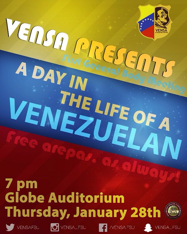 VensaFSU's tweet photo. Don't forget that our first meeting is this Thursday !! We are so excited 💃🙌❗️ https://t.co/Dc10hjY42L