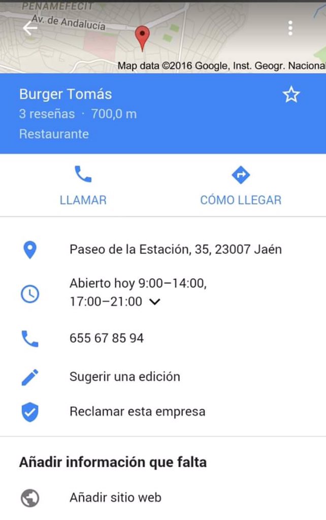 burguertomas's tweet photo. No se dejen engañar, este no es ni nuestro anuncio ni nuestro horario y aun menos nuestro numero @JaenSquare https://t.co/tMYonbpVGT