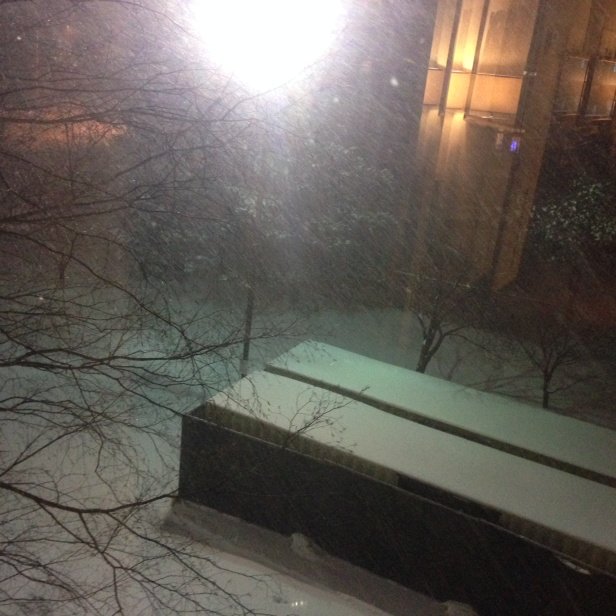 MeganJDice's tweet image. View from Herndon again tonight at 7:40pm #sameview #moresnow #thewinterawakens