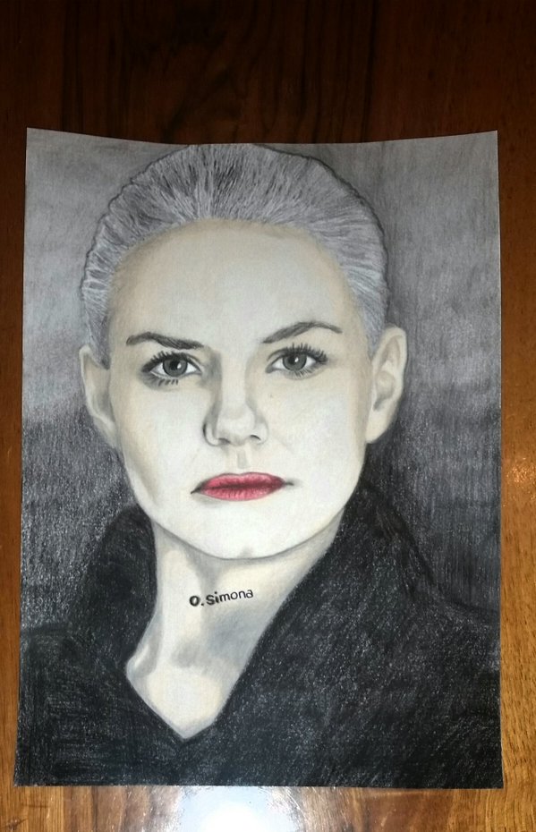 OnceABC's tweet image. Celebrating #OncerFanArtFriday with this Dark Swan piece from @so_orru!