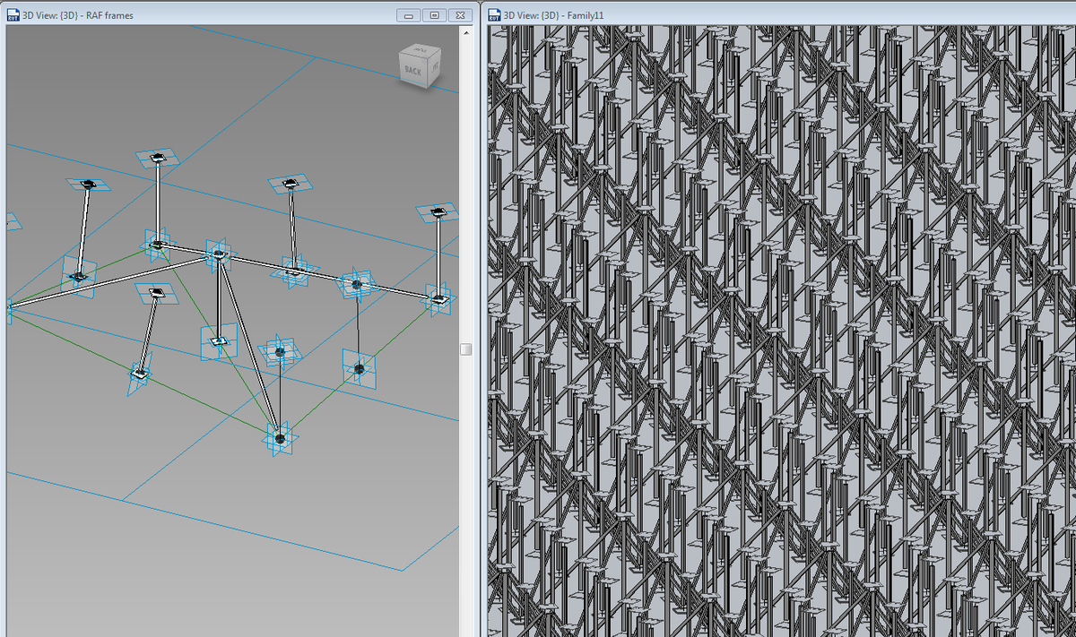 StuartAndres's tweet photo. Got to experiment with some #adaptivecomponents today. Really powerful stuff! #Revit #Friday https://t.co/IAPt58ybIi