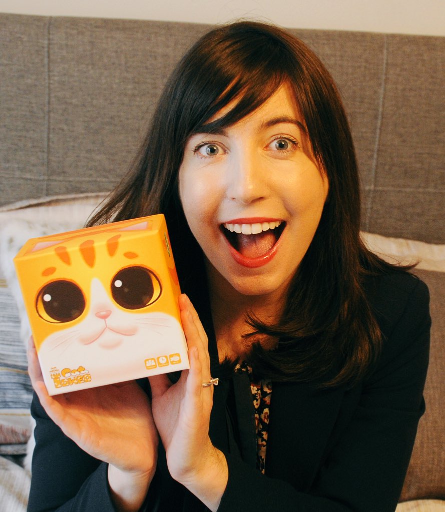 global_sarah's tweet photo. I'm loving my new @kickstarter #cattower game! Jasmine, however, is unimpressed. #cattowerunboxing https://t.co/3z9NY9Clgo