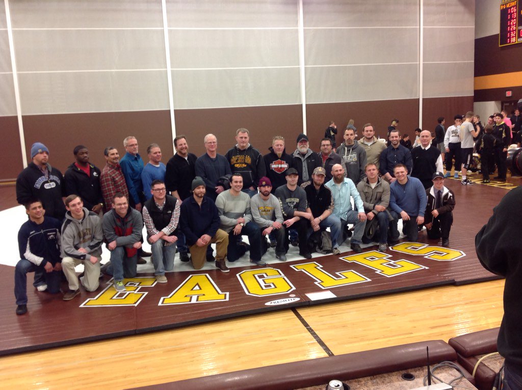 AVHSAthletics's tweet photo. Great turnout for alumni night. @avwrestling1 #BuiltAProgram https://t.co/N1WynJXOnQ