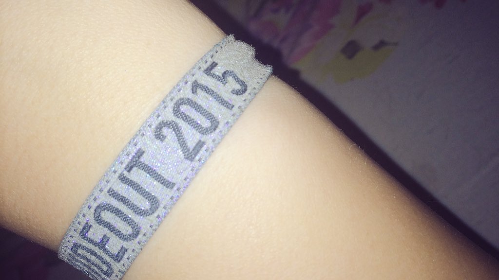 vorontsovaaaa's tweet photo. It's still on my arm, I can't cut it off, too emotional πβοΈπ #hideout2015 https://t.co/xIlCWAS83H