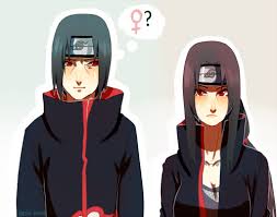 [When Itachi meets his female version of him]