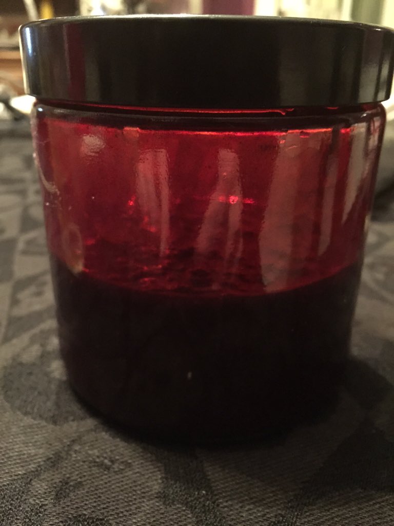 jrblackwell's tweet photo. The new jar of blood. Fresh for tomorrow. https://t.co/Khm7KOD13L