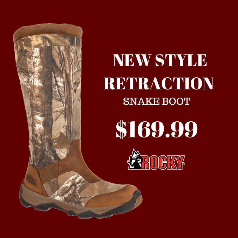 rocky retraction snake boots