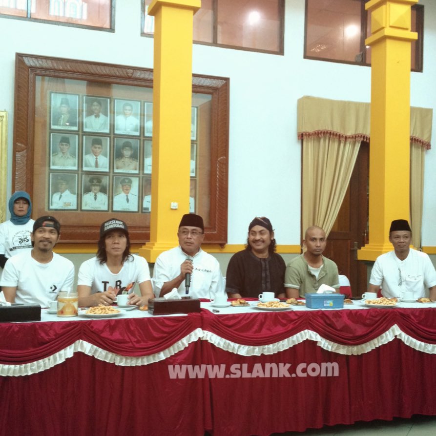 Konferensi pers untuk konser #SlankDiPemalang malam nanti!