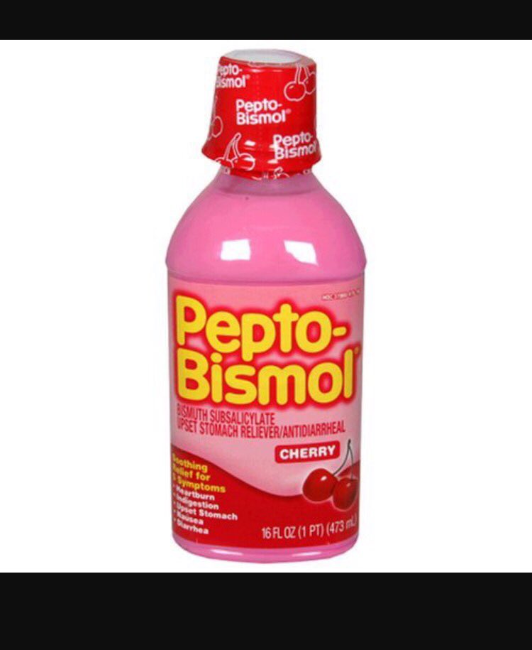 Hunter_Schrage's tweet photo. @bridgett_bacon does wonders for a sick stomach. Annnnnnndd it tastes great too! #cherryflavored #nopukenopain https://t.co/maMolnWVXI