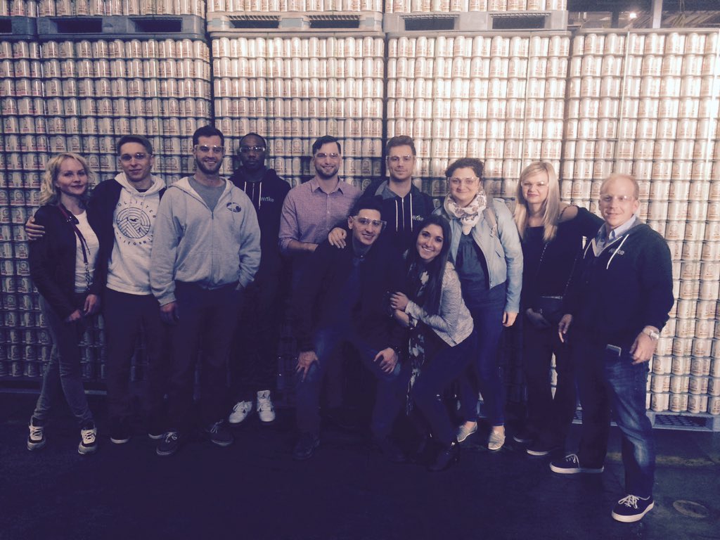 walexturner's tweet photo. Love my @Wrike #SDR squad with a nice #TeamBuilding excursion today @BPbrewing #SalesDevelopment #WrikeHardPlayHard https://t.co/5eDzCU8iJn