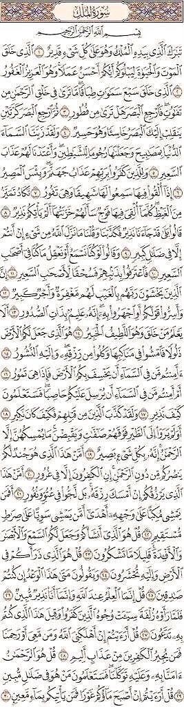 MohammedTawfik5's tweet image. سورة الملك... فضل قراءتها كل ليلة ينجي من عذاب القبر... مش بتاخد اكتر من ٥ دقايق