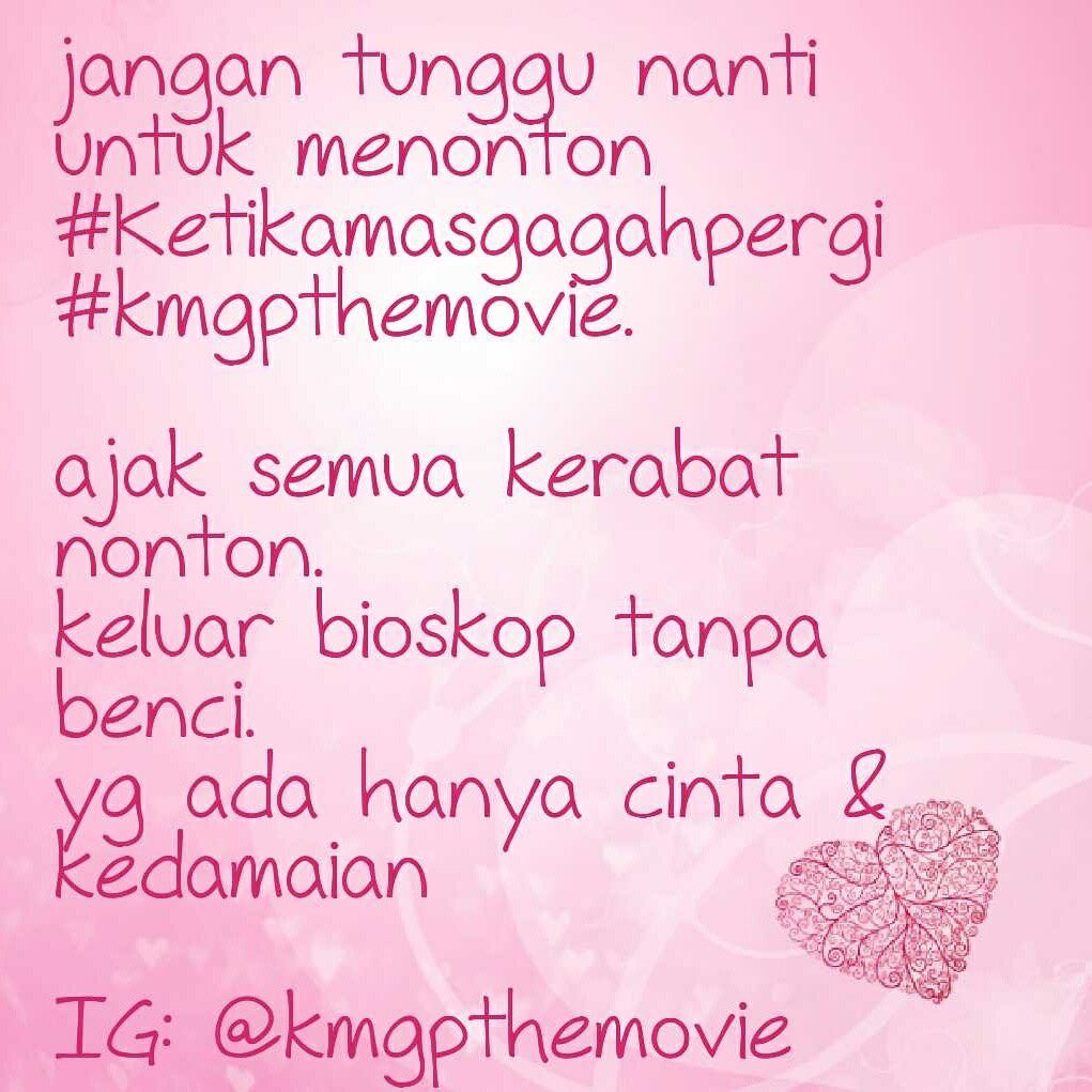 Mumpung weekend, yuk ajak keluarga dan sahabat menonton #KetikaMasGagahPergi dr <a href="/helvy/">Helvy Tiana Rosa</a> di bioskop?😘