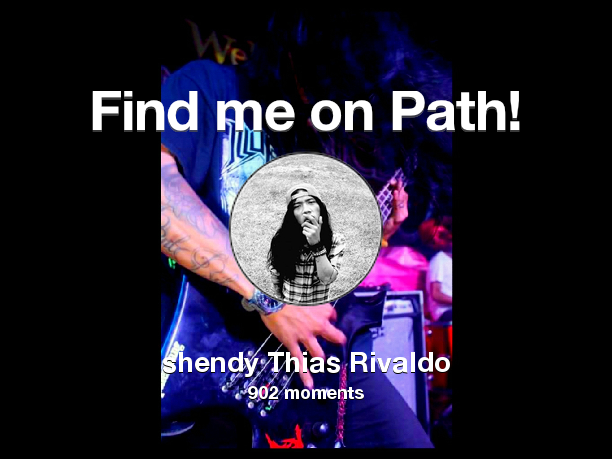ShendyTR's tweet photo. I've shared 902 memories with my friends on #Path - see them now at https://t.co/fUNdKKfRyr! #thepersonalnetwork https://t.co/eaVAFCYS2E