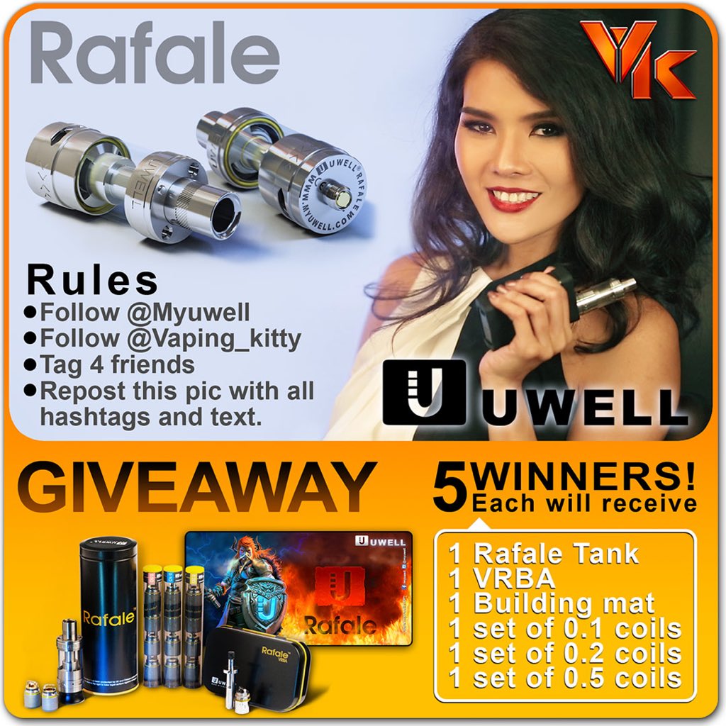 Vaping_Kitty's tweet photo. Hosting a giveaway on IG! @Vaping_Kitty #vape #vapeon #vapelife #vapelyfe #ecig #vapefam #vapebabes #subohm #vaper https://t.co/NjkZzqRKKy