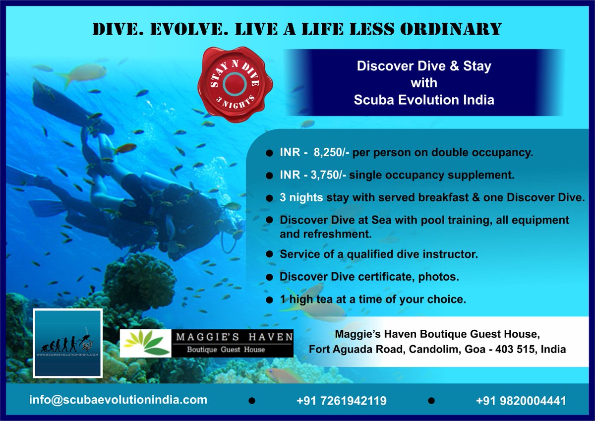scubaevolution's tweet image. #ScubaEvolution #stayNdive #resort at #Goa
