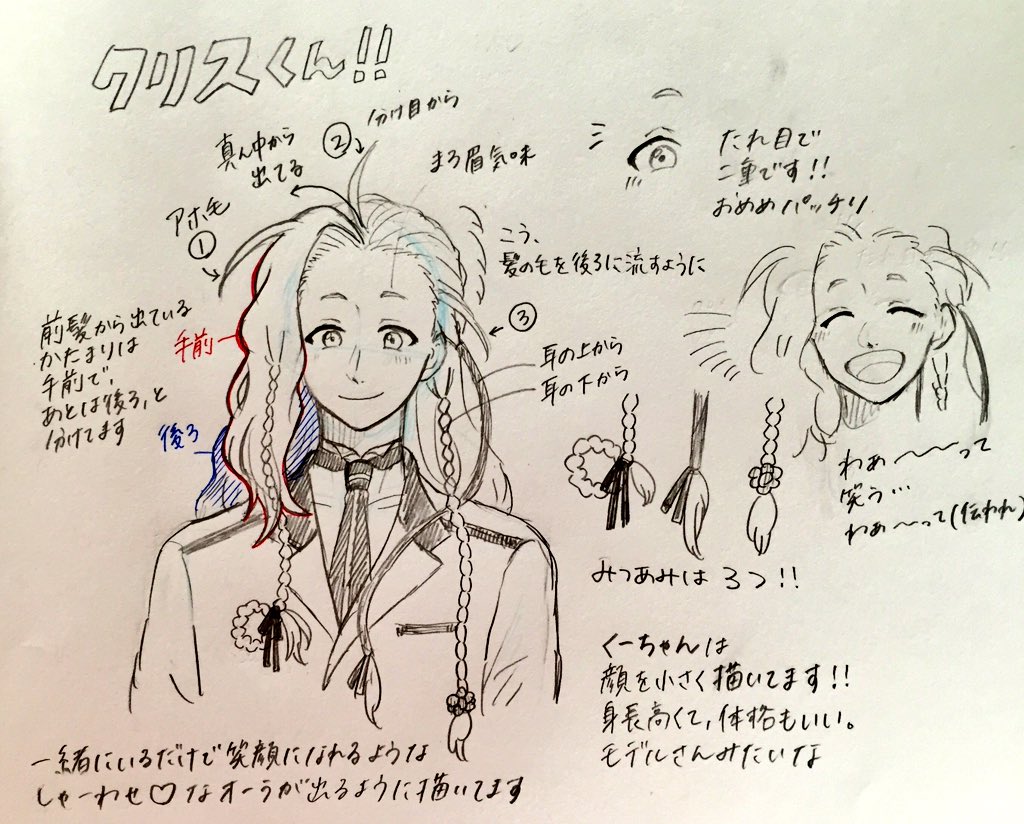 琥一とクリスくんです!
リプありがとうございました〜!
#リプされたキャラの描き方ポイント語る 