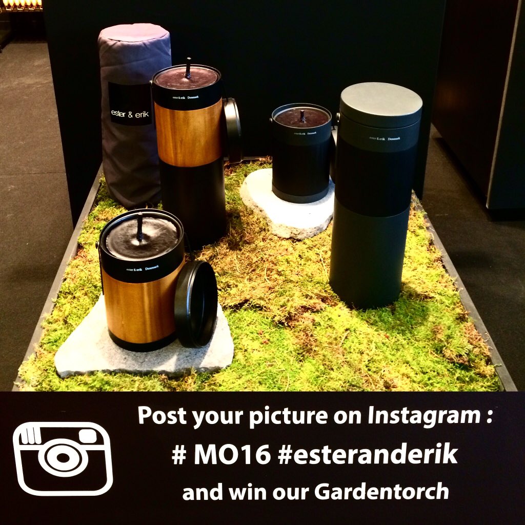 PdgGraeve's tweet photo. Win a Gardentorch of Ester&amp;Erik. Post on Instagram your pic.with #mo16 #esteranderik Another  advice from 52weeks https://t.co/mvPoMAgWbn