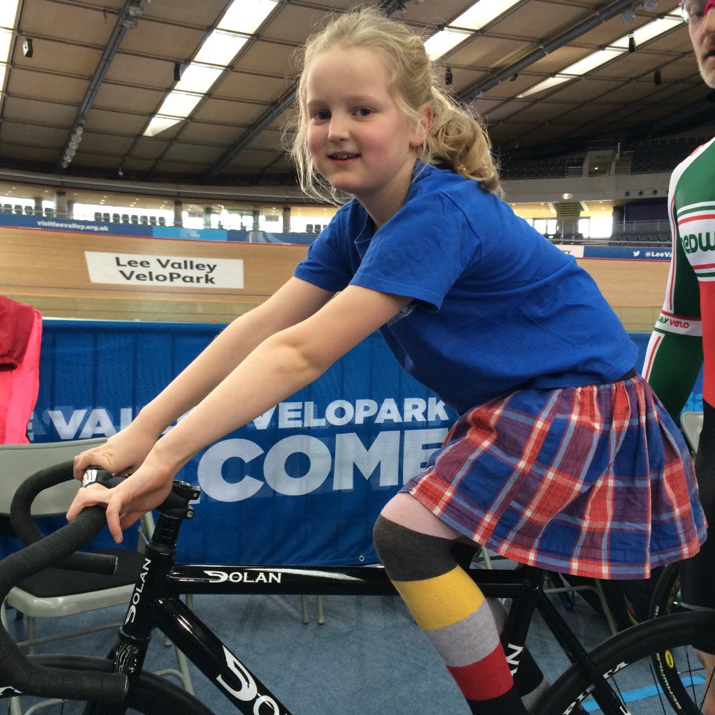 TheHambledonGal's tweet photo. This @TheHambledonGal is trying out her Mummy's bike @LeeValleyVP #family #fun @offcamberbikes @victorycycles https://t.co/S6huXXA3rd