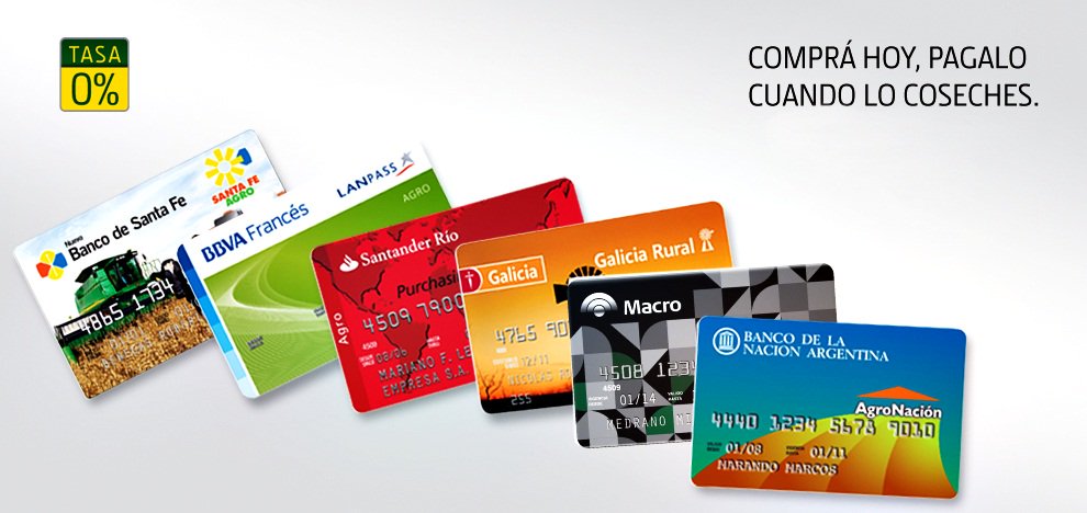 Compre hoy, pague cuándo coseche!