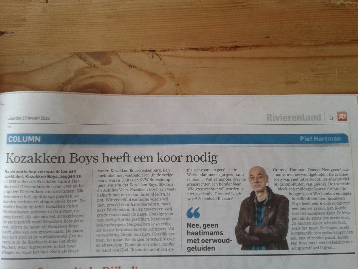 En zo is het. Scheveningen maak je borst maar nat