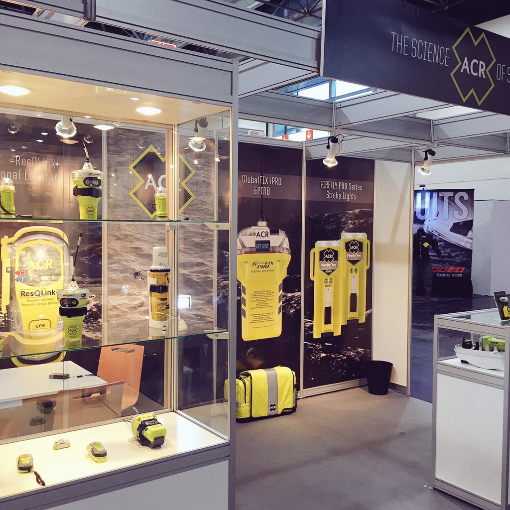Come and see what's new in Life Saving  2016 from @ACRARTEX @VisitDusseldorf #DusseldorfBoot #epirb #strobes #plb