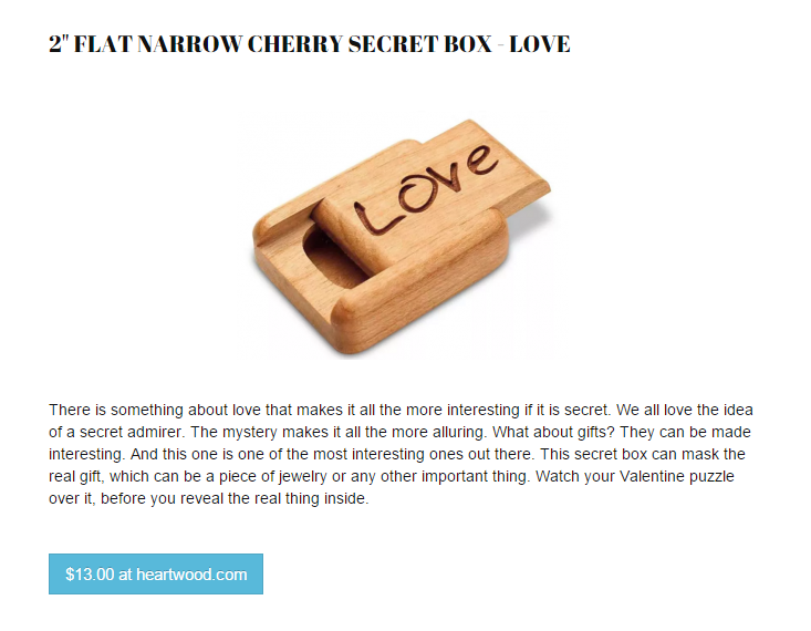 Heartwoodboxes's tweet photo. @Heartwoodboxes in the #rebateszone #ValentinesDay gift guide! The pick? Secret Boxes! https://t.co/oEXz8zFWHU https://t.co/8rFqmU7oIK