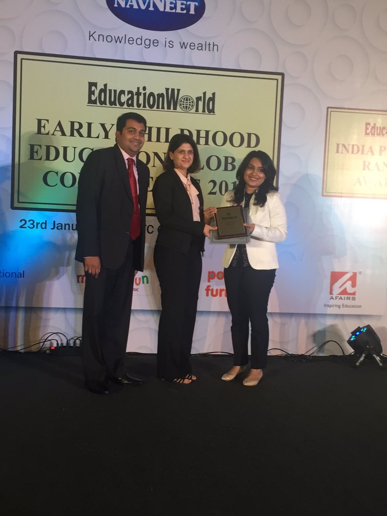 snehatapadia2's tweet photo. #EWECE....feeling proud to be among top 10 preschools😊 https://t.co/kkhyUCvqWD