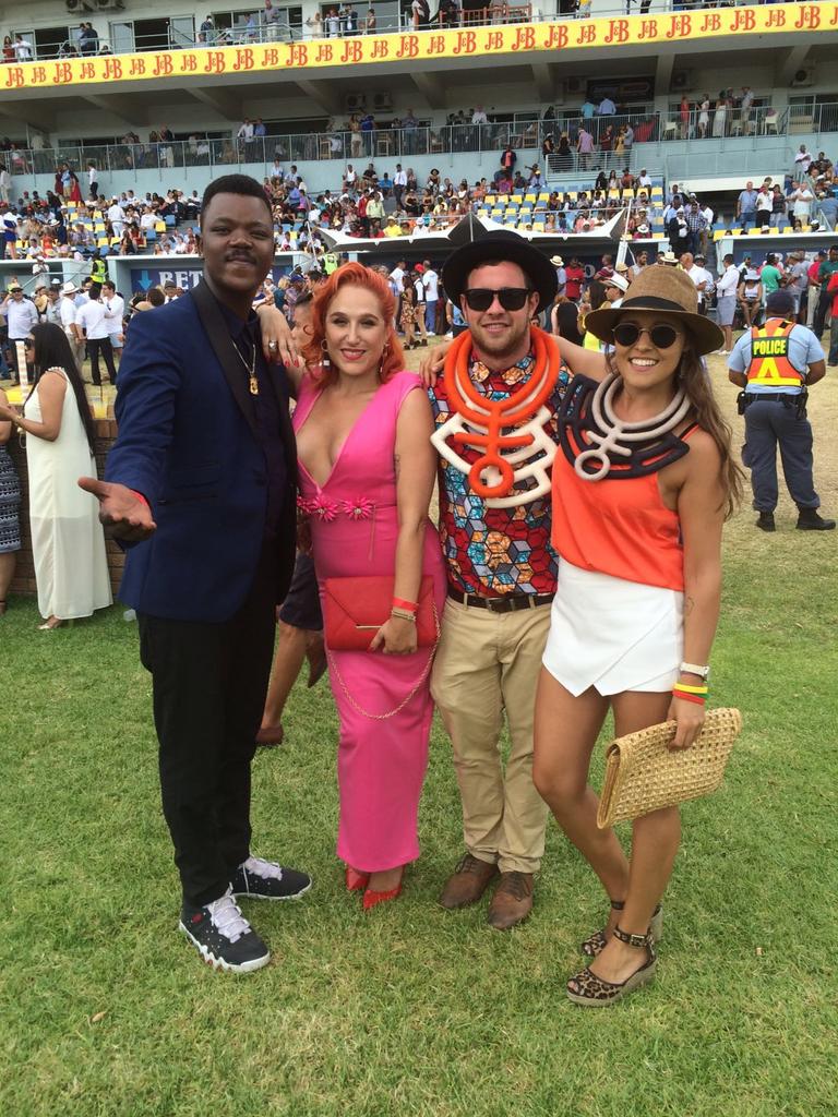 afrigarde's tweet photo. #afrigarde at the #JBMet2016, with @tamaradey and @TolAssMo https://t.co/J9SwTHHItF