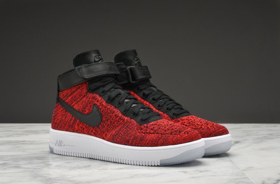 nike air force 1 ultra flyknit mid red