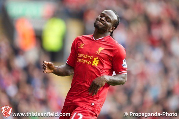 Could this guy come back to haunt Liverpool tonight? Victor Moses starts for West Ham.