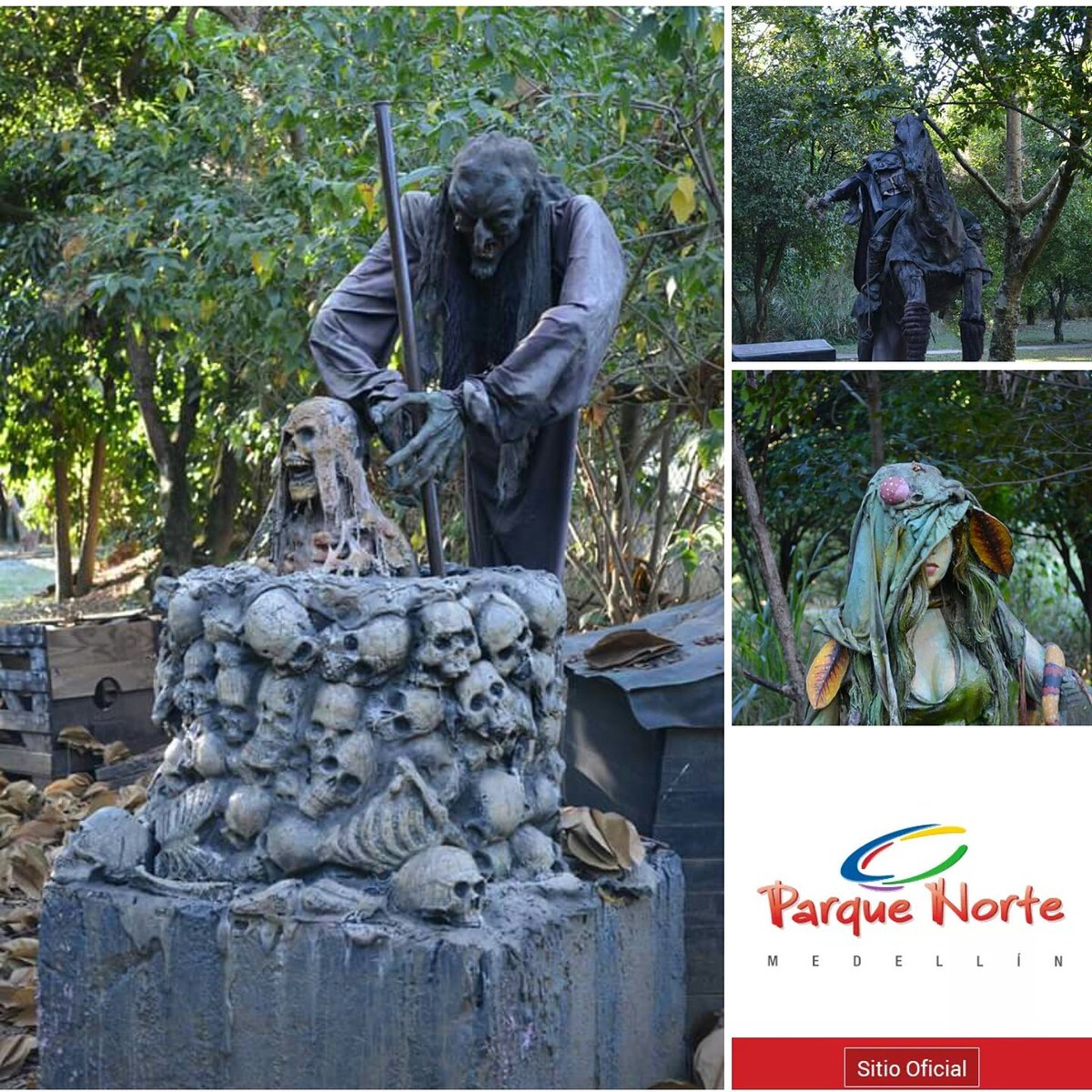 Vive un sábado de terror y mucha diversión en nuestra súper atracción El Tren Mítico. #DiversiónParaTodos