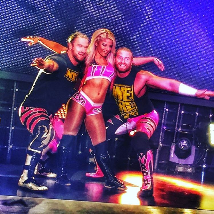 MartinFinkelOk's tweet photo. What a team! @AlexaBliss_WWE @TheWWEBlake @WWEMurphy #BlissedOff #BAMFactor #Alexa #Blake #Murphy https://t.co/JELc117nHA
