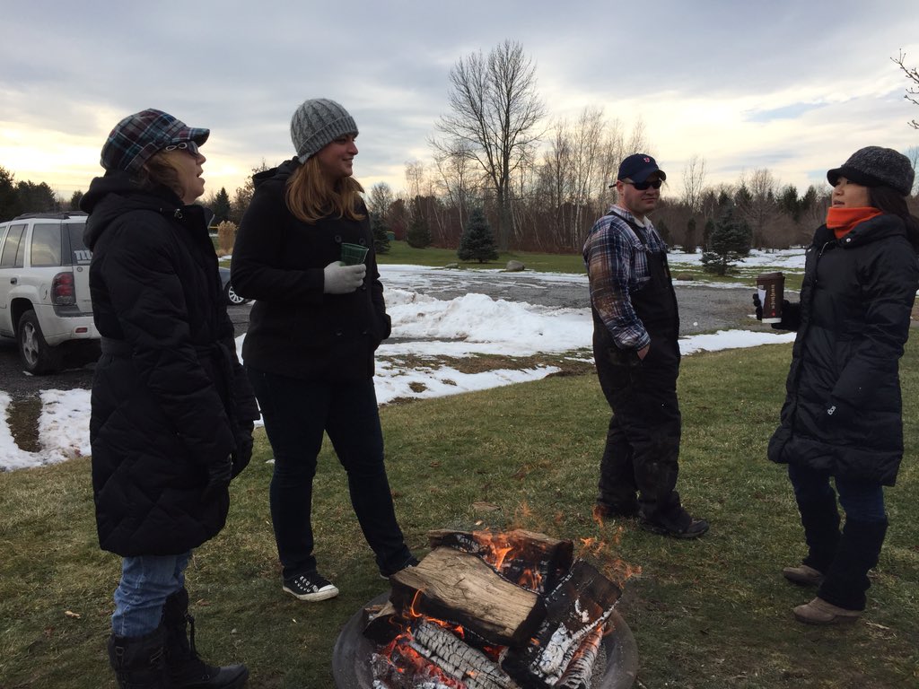 PenWebRotary's tweet photo. Lunchtime. Warming up by the fire.... https://t.co/COWv0UpOCB