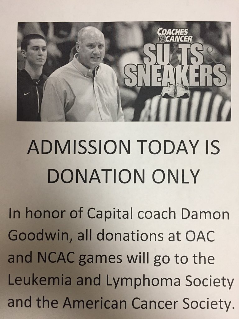 Proud to honor Coach Goodwin and the @CapCrusaders family today at 3pm.