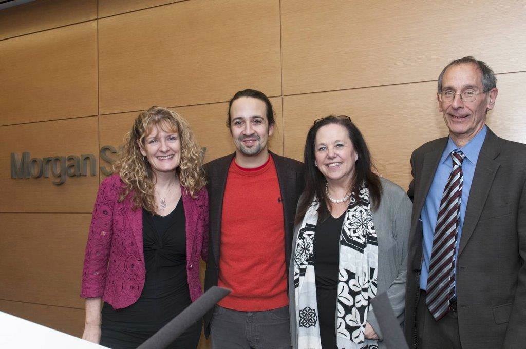 CATYouthTheatre's tweet photo. We had a great time with Alum @Lin_Manuel on Wednesday as @MorganStanley's Awareness Partner! #RIPBookstores #CATYT https://t.co/JJtlThQQna