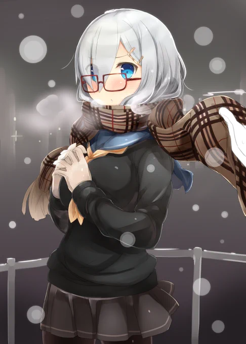 深夜のメガ風ちゃん #艦これ 