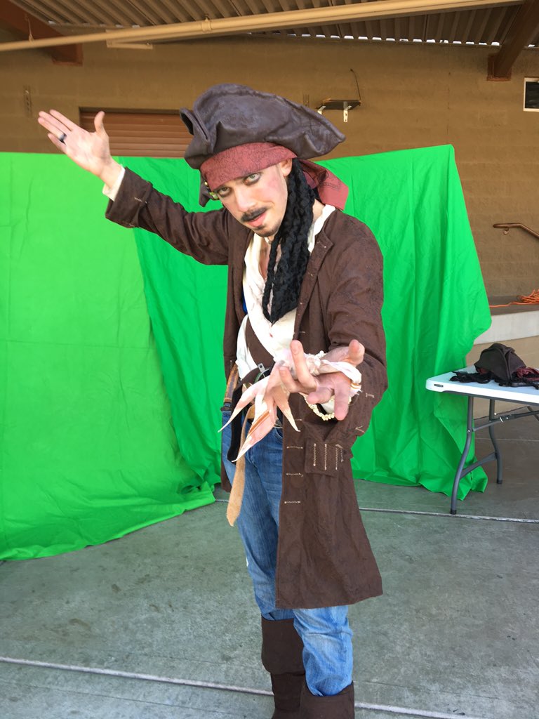 Don't forget to get a picture with Captain Jack Sparrow!