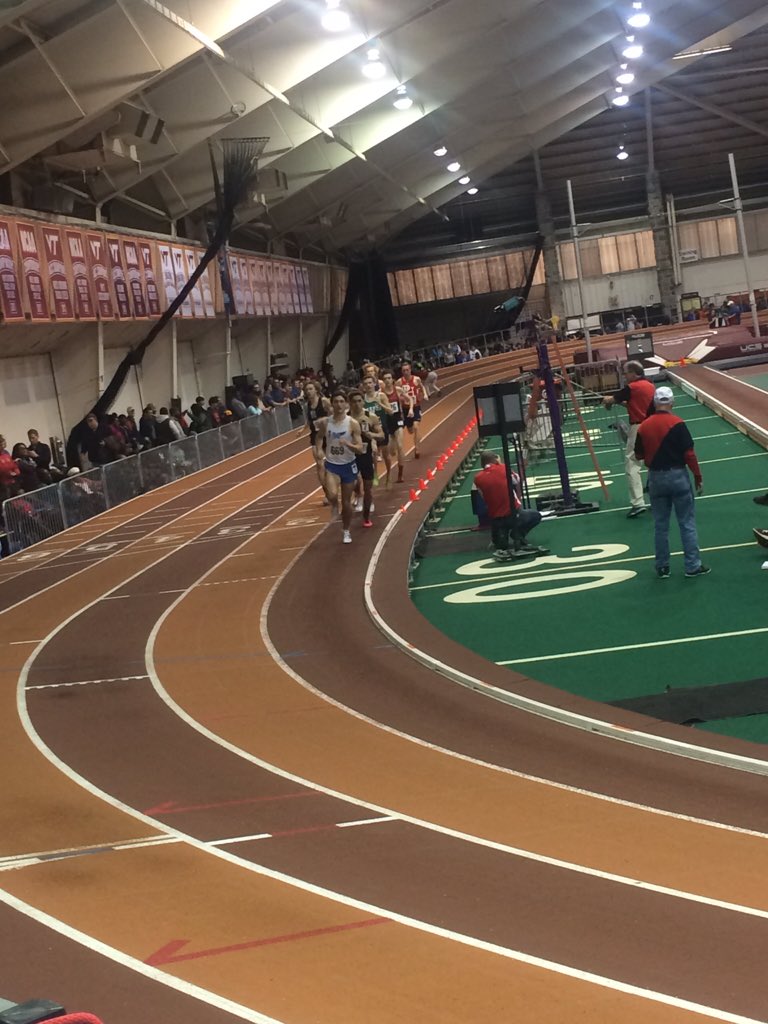 MileSplitDMV's tweet image. Tyler CoxPhilyaw out strong early but Steck is right behind! #VaTechInvite