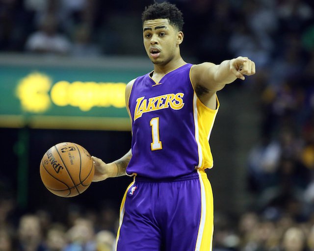 LakersNation's tweet photo. #LNRoundtable: Is DโAngelo Russell confident or cocky in his rookie year?
https://t.co/to4Gfpeqwv https://t.co/8AtTtsIJuI