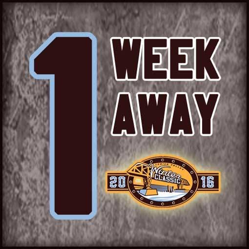 1 week away! <a href="/sbaickerTCN/">Sarah B. Baicker</a> <a href="/DavidGrzyTV/">David Grzybowski</a> <a href="/duciswild/">Ducis Rodgers</a> <a href="/JamieApody/">Jamie Apody</a> <a href="/jmeleTCN/">Jason</a> <a href="/JennFredFOX29/">jenn frederick</a> <a href="/jimjphilly/">Jim Jackson</a> #lvwinterclassic