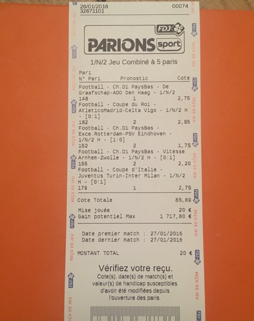 CombinesSur's tweet image. VOICI NOS DERNIERS TICKETS DE CETTE SEMAINE ; 

LE MINIMUM DE NOS CÔTÉS EST DE 60 ! ET UNE FIABILITÉ ÉGALE A 100% !