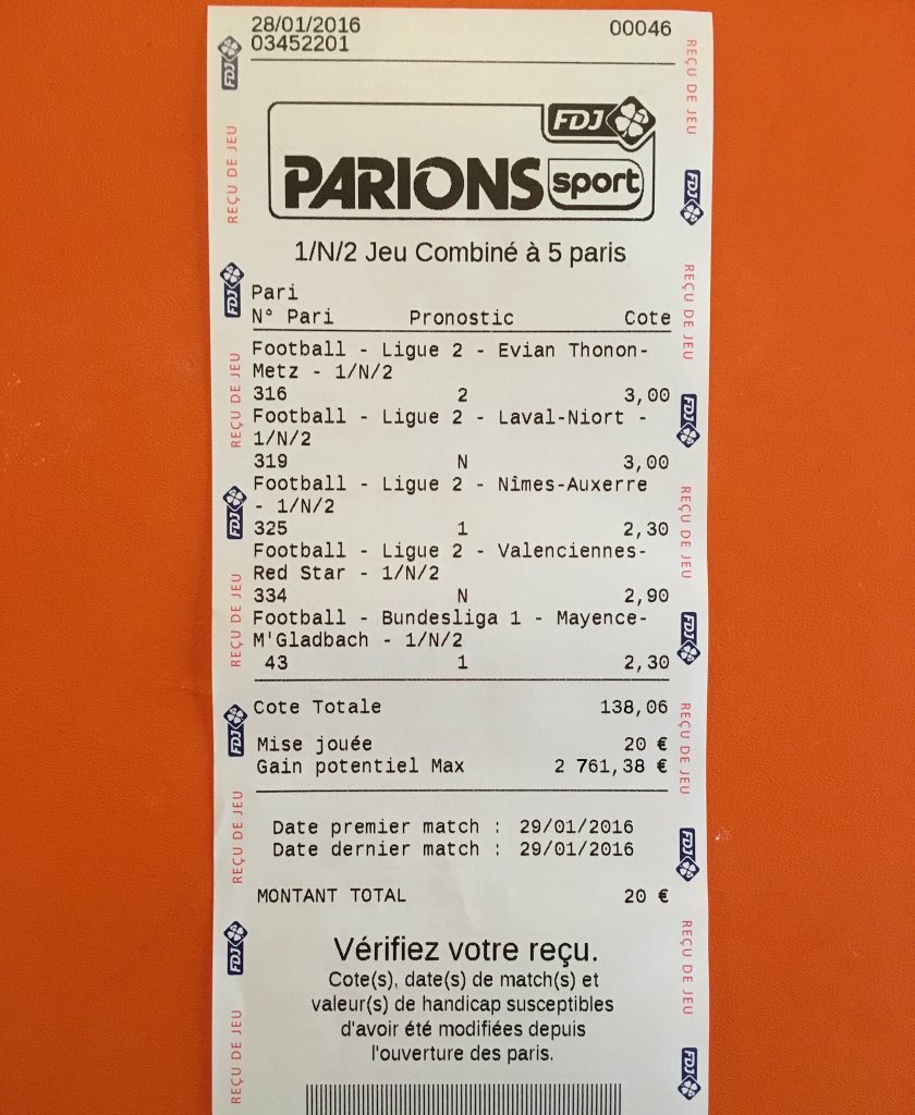 CombinesSur's tweet image. VOICI NOS DERNIERS TICKETS DE CETTE SEMAINE ; 

LE MINIMUM DE NOS CÔTÉS EST DE 60 ! ET UNE FIABILITÉ ÉGALE A 100% !