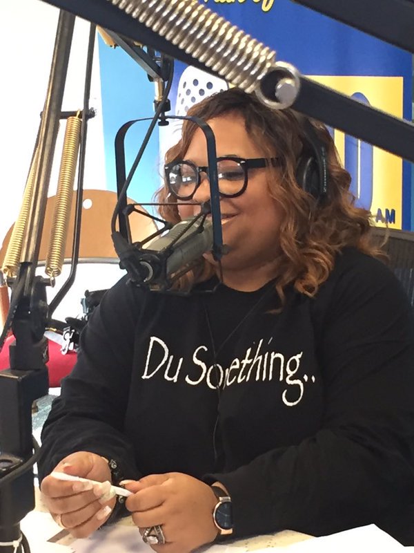 WVON1690's tweet photo. #JoinDuSable today! The @DuSableMuseum team is LIVE on air! Talk to @bonnieseye or call 18773872251 now! #DuSableDay https://t.co/UJ9jlXIlox