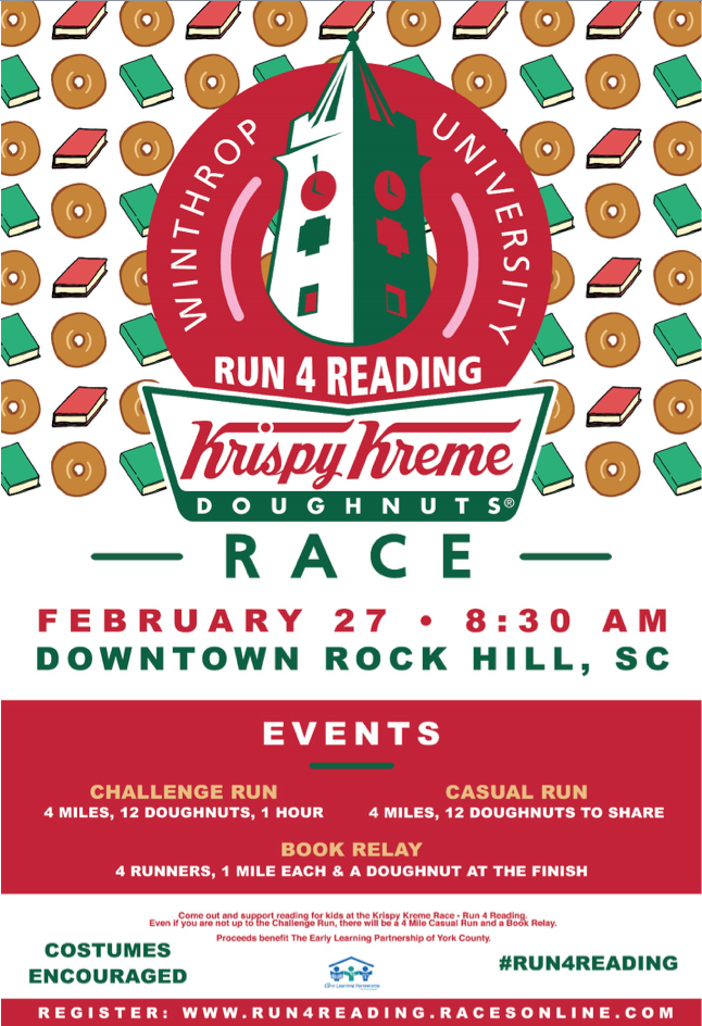 RockHillSchools's tweet photo. Support @ELPofYorkCounty at the Krispy Kreme #Run4Reading on Feb 27! More info: https://t.co/8V9qLM7YYE https://t.co/KE6sceFfOO