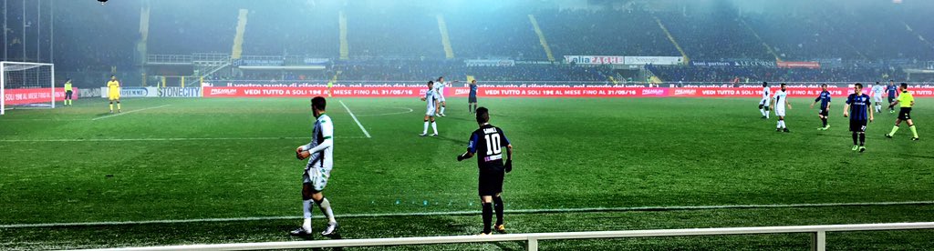 MilenaLazzaroni's tweet image. Che vista dal #PitchView #Atalanta #Atalantasassuolo #ForzaAtalanta ⚫️🔵 con @Atalanta_BC