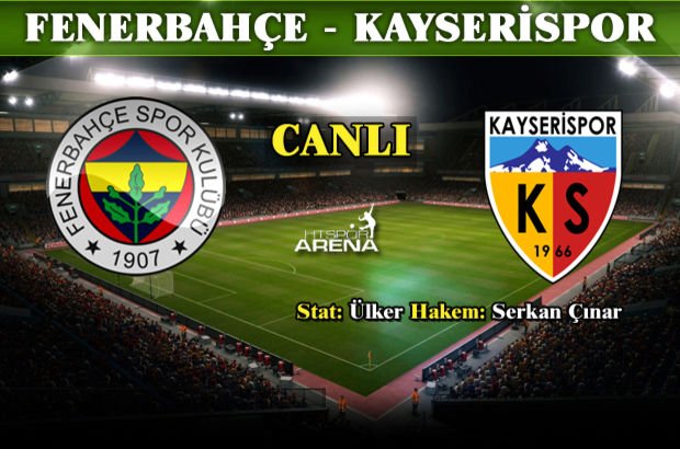 RT <a href="/htspor/">HT Spor</a>: MAÇ BAŞLADI | #Fenerbahçe - #Kayserispor hbr.tk/691q3z