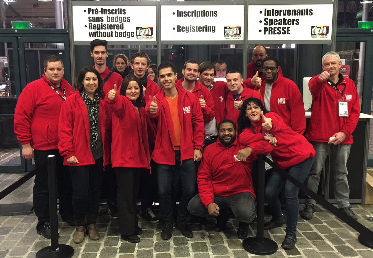 parisradioshow's tweet photo. H-14 le Radio Crew est pret pour vous accueillir au @SalonRADIO à la Grande Halle de la Villette #SDLR2016 #ready https://t.co/fmQKU4Gyp6