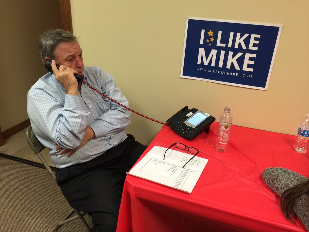 Congressman Duncan Hunter burning up the phone lines in Iowa for us during our #SuperSaturday! #ImWithHuck #IACaucus
